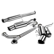 Catback Exhaust w/4.5 in. OD Muffler Tip <br>04-08 Acura TSX CL9 2.4L K24A2 l4 DOHC