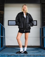 ‘80s leather jacket