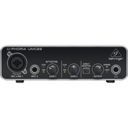 Behringer U-PHORIA UMC22 2x2 USB 2 Audio/Midi Interface