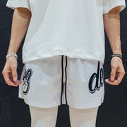 Deuce Mesh Shorts | White/Black