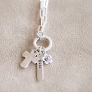 Sunburst Buildable Charm Necklace {Sterling Silver}