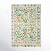 Rifle Paper Co. x Loloi Eden Mughal Garden Cream Rug feat CloudPile