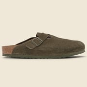Boston Suede Clog - Thyme