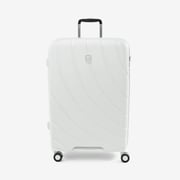 Convertible Medium to Large Checked Expandable Hardside Spinner - Shell White