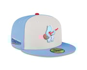Chicago Cubs Blues Alt Bear 59FIFTY Chrome Red Cap by New Era