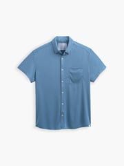Men's Apollo Short Sleeve Sport Shirt - Atlantic Blue Oxford (3C)