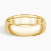 18K Yellow Gold Comfort Fit 6mm Wedding Ring