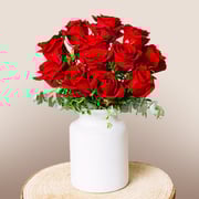 Twelve Hearts: 12 red roses
