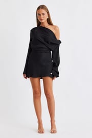 CALISSA LONG SLEEVE MINI DRESS