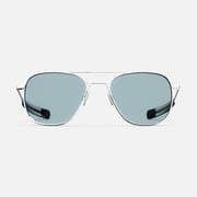 Aviator - 23k White Gold & Blue Hydro