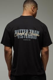 MAN Active Strength and Resistance Oversized T-Shirt | boohooMAN USA