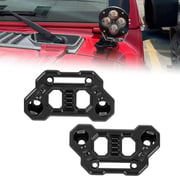 Front A-Pillar Off-Road Single/Dual Light Mounting Brackets for 2018+ Jeep Wrangler JL/JLU 4xe Jeep Gladiator JT (2PCS)