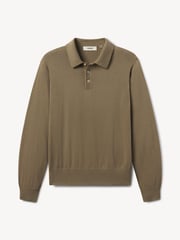 Sandalwood Como Cashmere L/S Polo