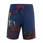 Grateful Dead | 48-54 Hybrid Board Shorts | Navy Bertha (C)