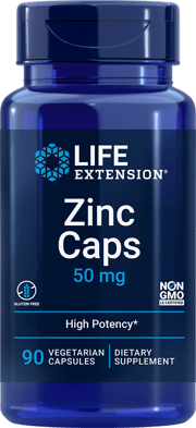 Zinc Caps, 50 mg, 90 vegetarian capsules