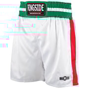 Ringside Pro-Style White Boxing trunks