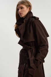 Tailored Maxi Trench Coat | Karen Millen