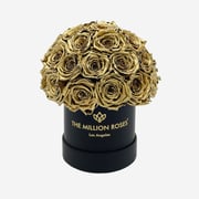 Basic Black Superdome Box | Gold Roses