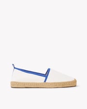 Women's Original Espadrille | Terry | White-French Blue