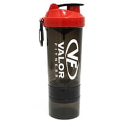 Premium Shaker Bottle 20oz w/ Powder, Vitamin Storage