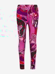 Girls Orchidee Print Leggings in Pink