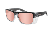 CLUTCH Safety - Polarized Rose Gold Mirror Crystal