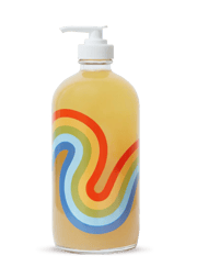 Mind and Body Wash Refillable Glass