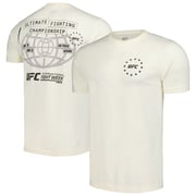 Men's Cream UFC 2025 International Fight Week Blueprint T-Shirt