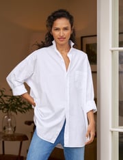 SHIRLEY White, Everyday Poplin