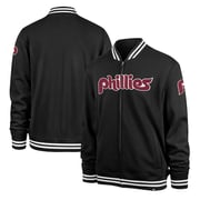 Men's Philadelphia Phillies '47 Black Wax Pack Pro Camden Full-Zip Track Jacket