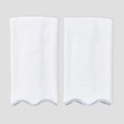 Scallop Bath Hand Towels (pair)