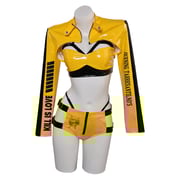 Kill Bill The Bride Women Yellow Sexy Suit Party Carnival Halloween Cosplay Costume
