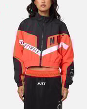Nike Women's Sportswear Woven Street Jacket Light Crimson/Black/White