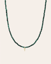 Malachite Bead Necklace
