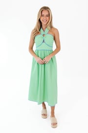 The Andrea Ric Rac Cross Midi Dress