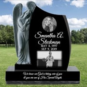 Standing Angel Headstone