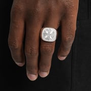 Iced Cross Ring