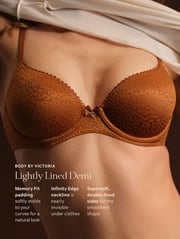 Lightly Lined Lace Demi Bra