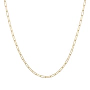 14K Paperclip Chain Necklace