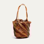 Artisan Hand Laced Bucket Bag