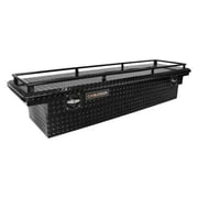 CamLocker Crossover Tool Box 71 Inch Low Profile Gloss Black Aluminum With Rail Model S71LPRLGB