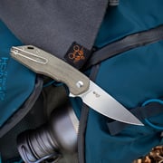 ACE Corta - Green Canvas Micarta