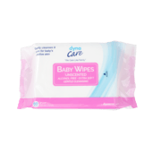 DynaCare 1328 5" x 7" Baby Wipes unscented with Plastic Lid (Case of 24)