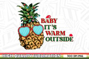 Pineapple Christmas in July PNG By Pecgine | TheHungryJPEG