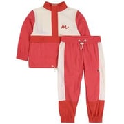 Kuling x Maja Colorblock Tracksuit Candy Pink/Bright Red