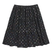 Multi Dot Tiered Skirt