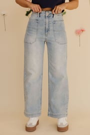 JBD DENIM UTILITY PANTS IN LIGHT DENIM