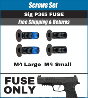 Sig Sauer P365 FUSE Holosun EPS Carry Screws - Set of 4