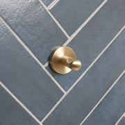 Milano Monet - Modern Single Robe Hook - Antique Brass