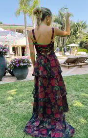 Lady Corset Dress ~ Garden Glow Luxe